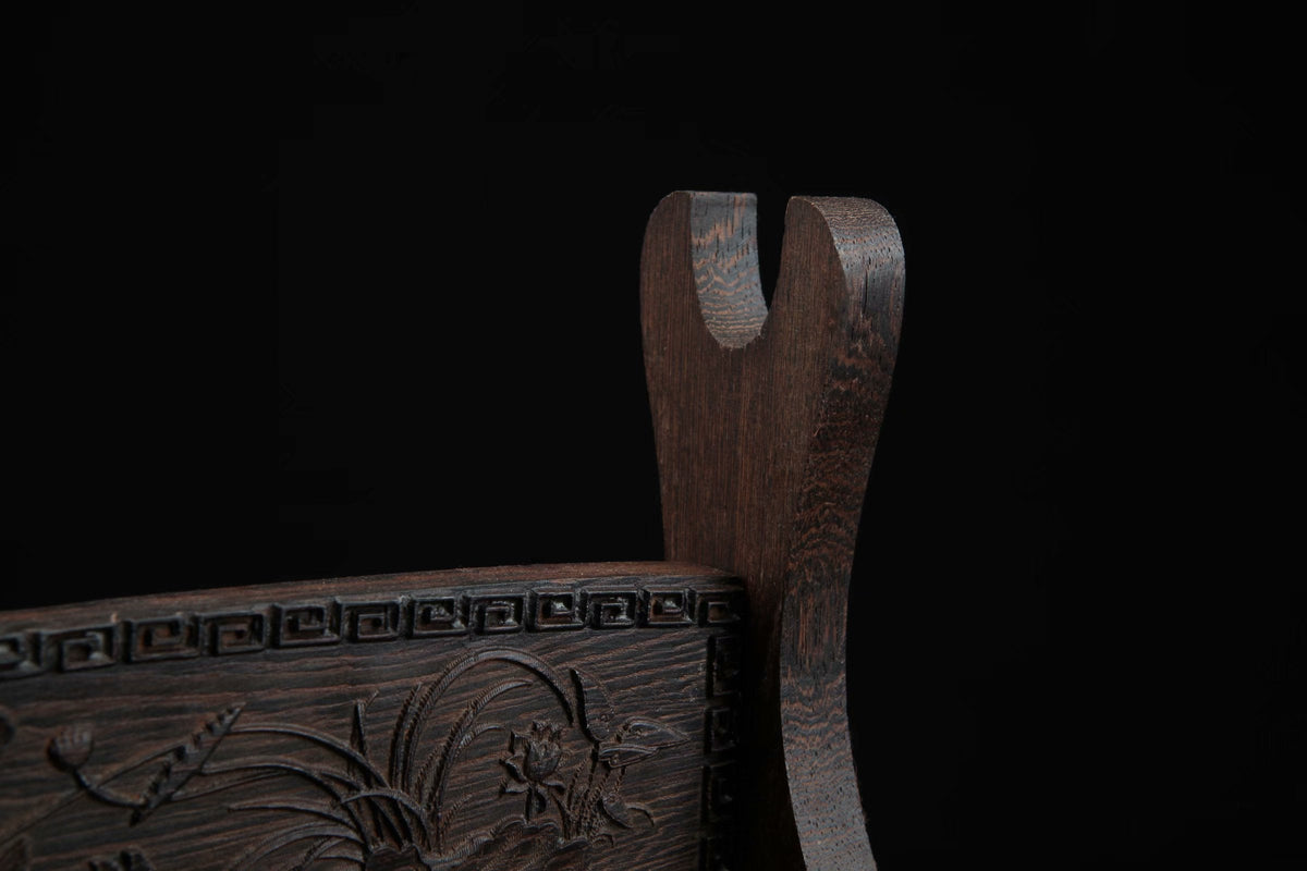 Keshiki 景色 Katana Stand – Carved Rosewood – view 6