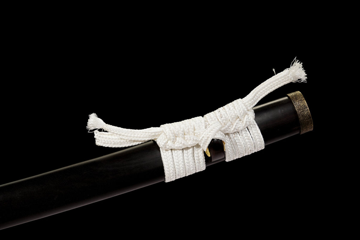 Shirokami 白狼 Katana – White Wolf Tsuba, T10 Steel – view 5