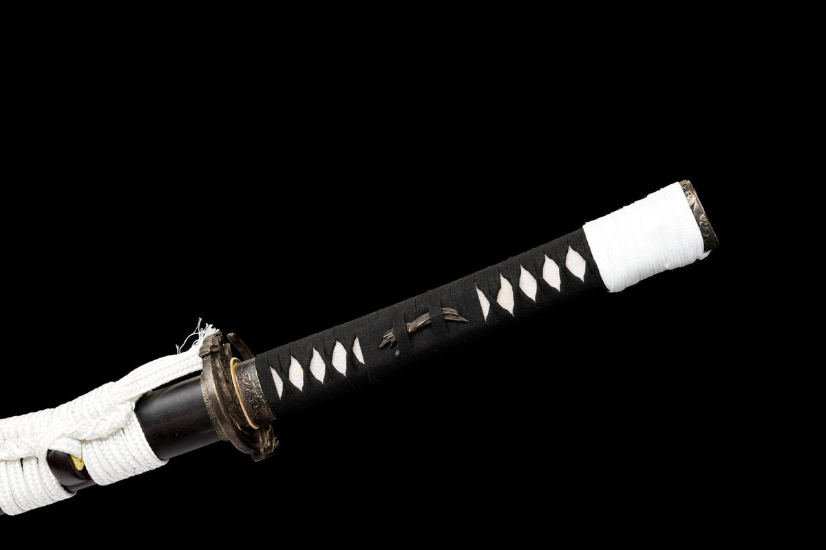 Shirokami 白狼 Katana – White Wolf Tsuba, T10 Steel – view 18