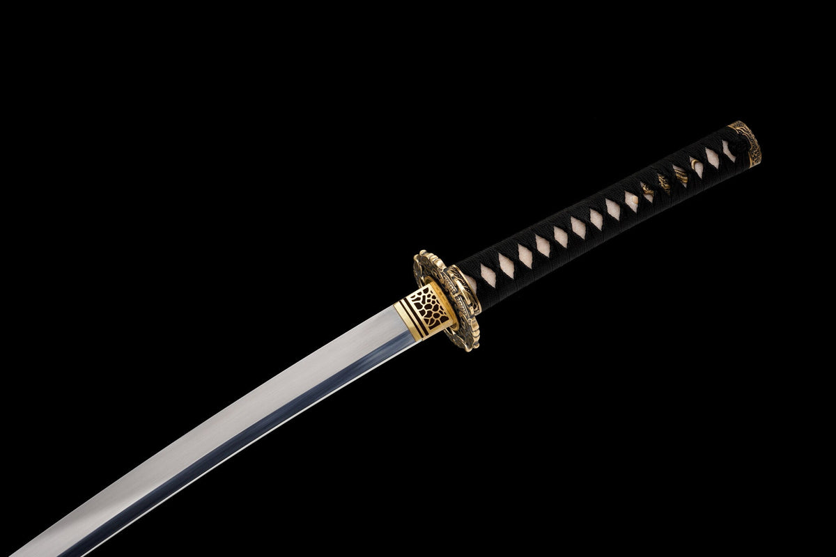 Akaryū 赤龍 Katana – T10 Steel, Red Dragon Saya, Full Tang – view 14