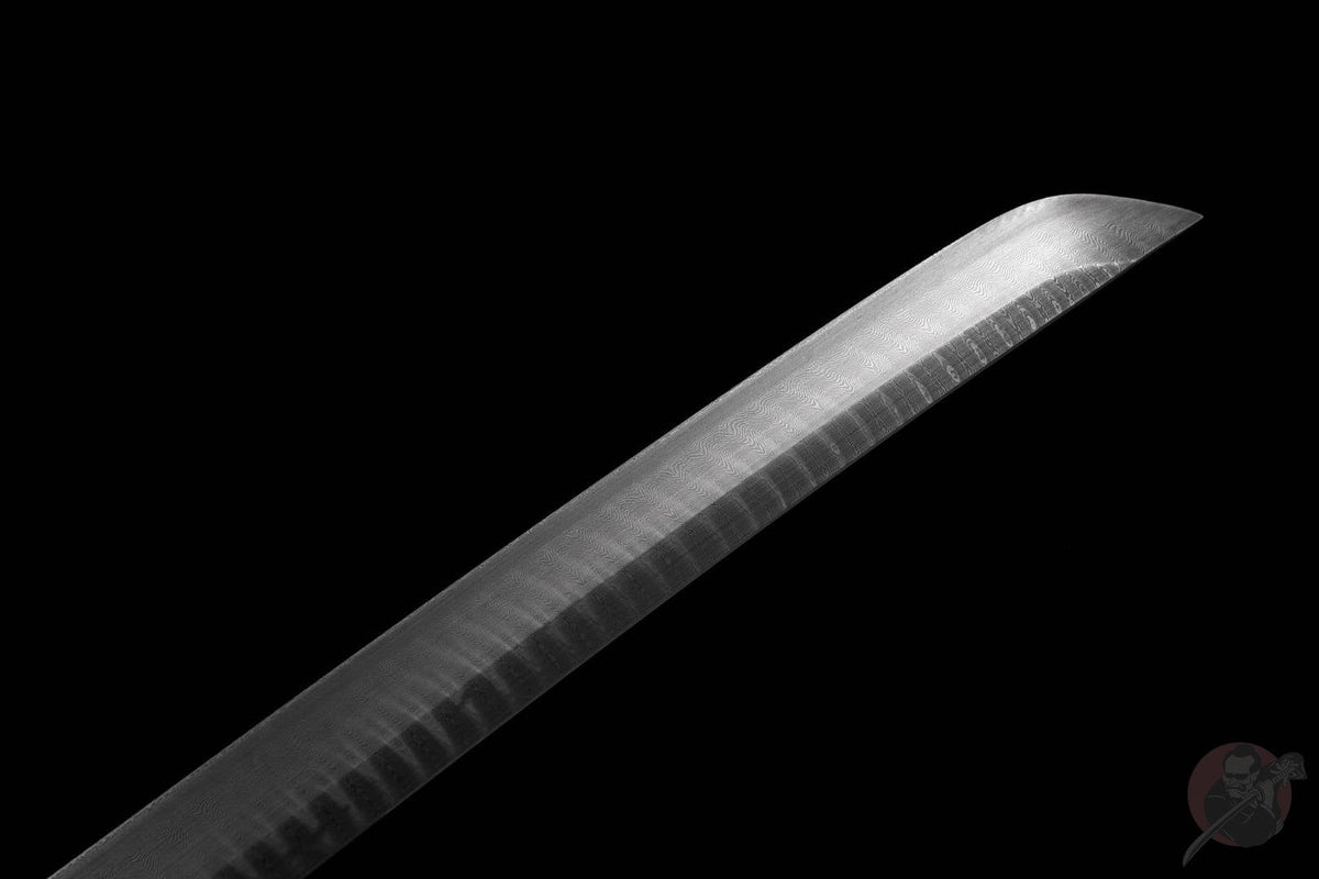 Hideyoshi 秀吉 Katana – Damascus Steel, Toyotomi Saya – view 11
