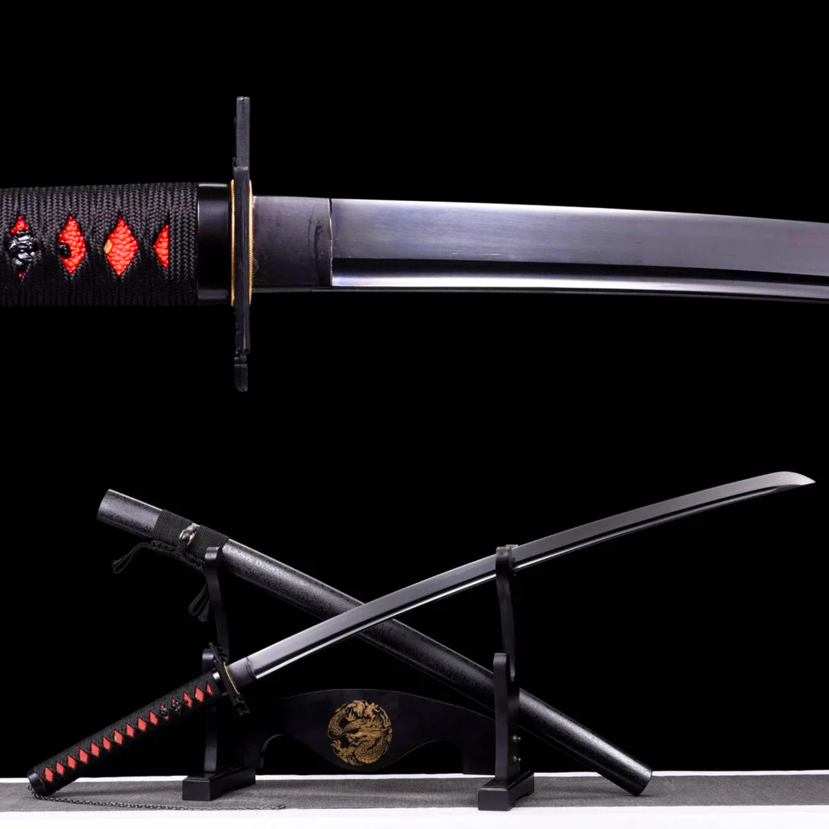 Bleach-Inspired Katana – Ichigo Bankai Replica, 1060 Steel – view 1