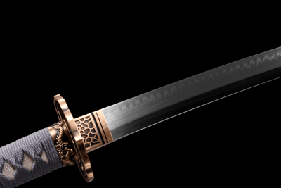 Nami 波 Katana, T10 Steel with Hamon – view 7