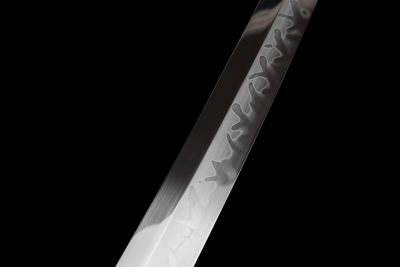 Emerarudo エメラルド Katana, T10 Steel, Claw Hamon – view 14