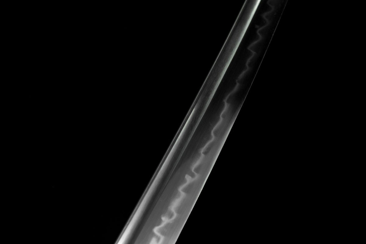 Katana Kurao 淤加 – T10 Steel with Bo-hi, Blue Dragon Saya – view 11