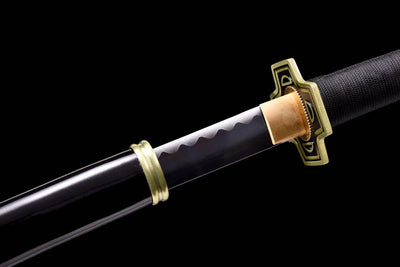 Yubashiri Katana – Zoro-Inspired One Piece Replica, 1060 Steel – view 14