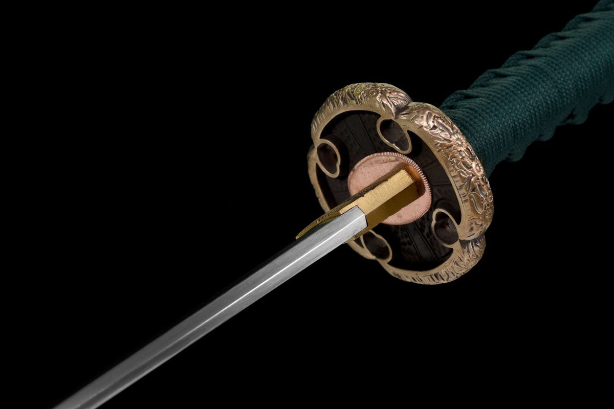 Genki 元気 Katana, T10 Steel, Tachi-Style Mount – view 13