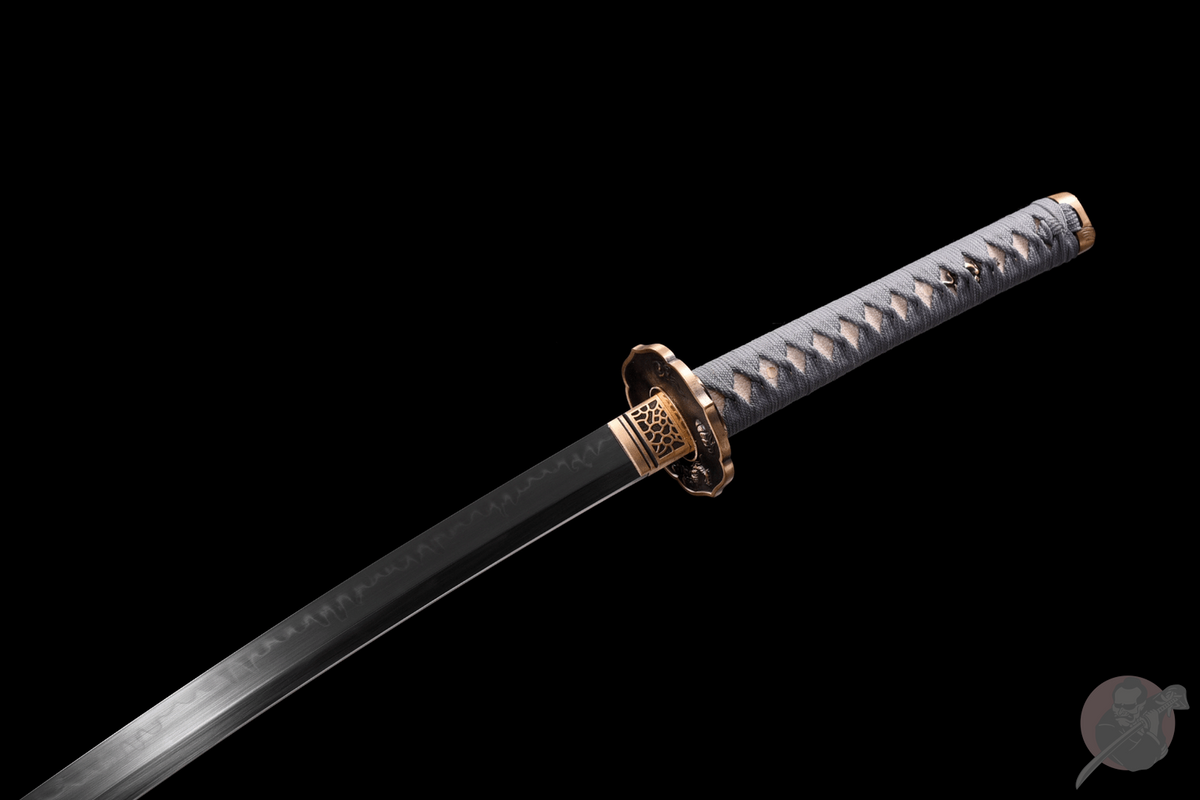 Nami 波 Katana, T10 Steel with Hamon – view 6
