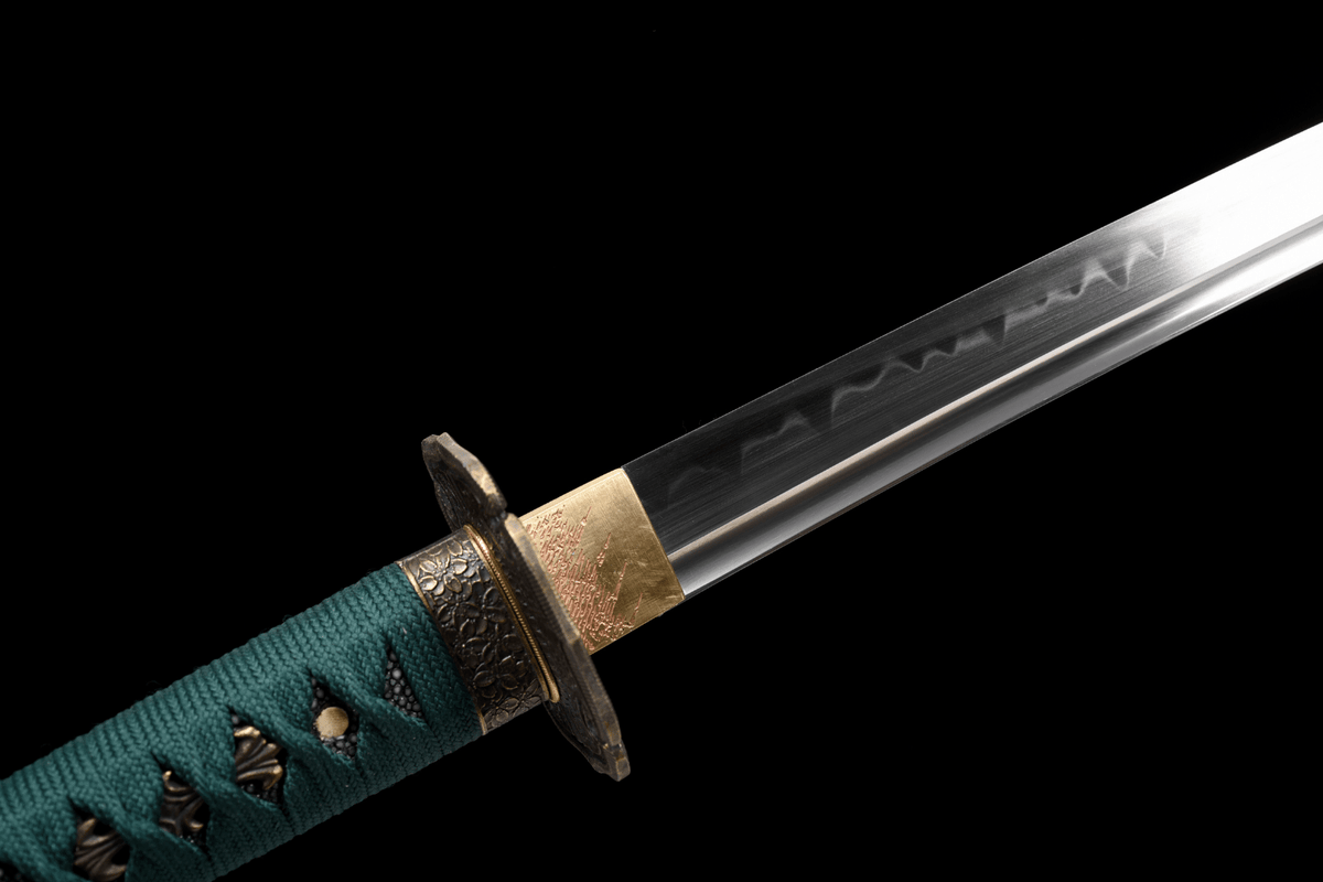 Toyotomi 豊臣氏 Katana – T10 Steel, Hamon & Bo-hi, Clan Motif Saya – view 13