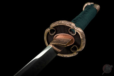 Genki Katana 元気 – T10 Steel, Premium Copper, Tachi Mounting – view 17