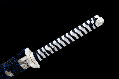 Dairiseki 大理石 Katana, Red Manganese Steel – view 12