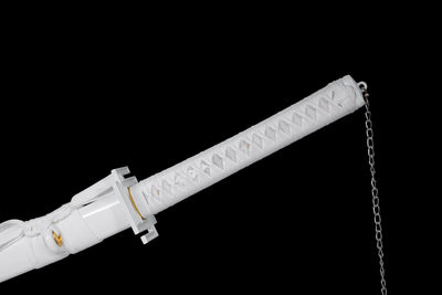 Tensa Zangetsu White Katana – Bleach-Inspired Replica (1060) – view 12