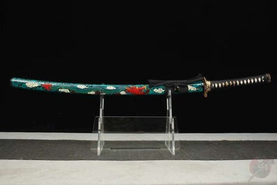 Ryuza 竜座 Katana – T10 Steel, Sanbon Sugi, Dragon Saya – view 2