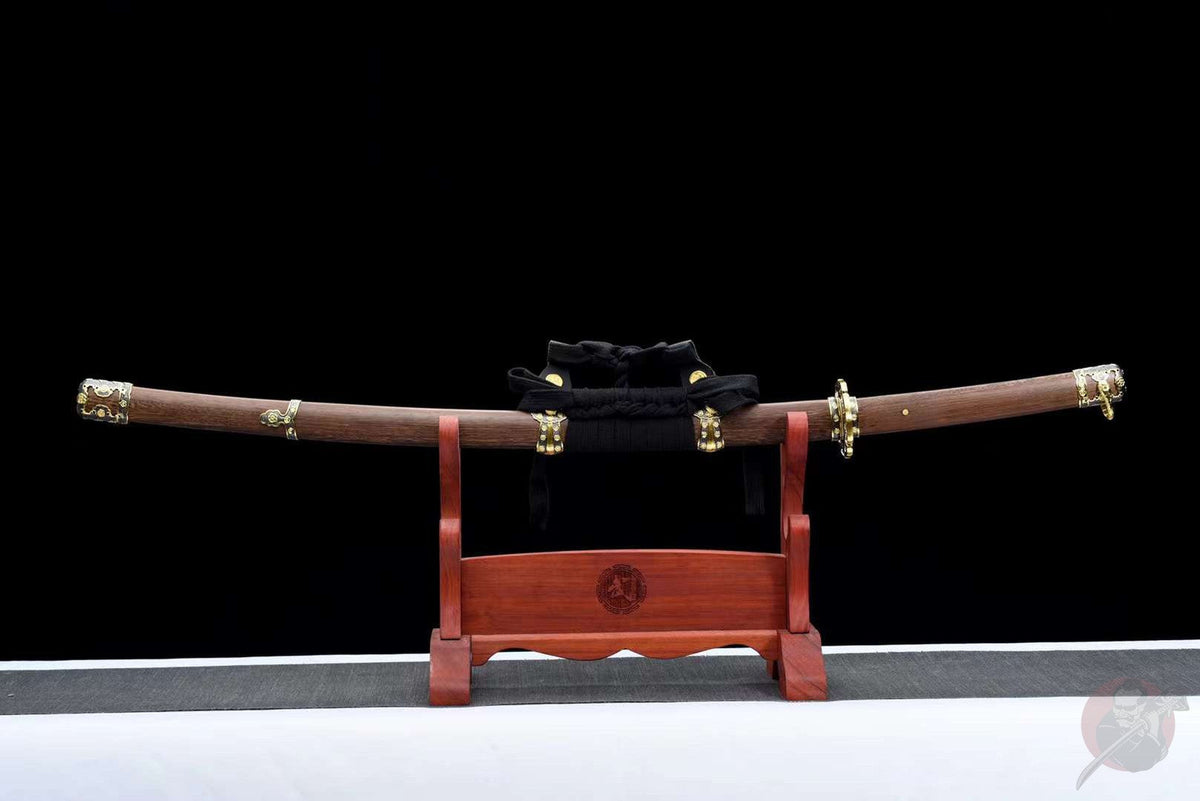 Katana Kouji 王子 – Manganese Steel with Bo-hi – view 2