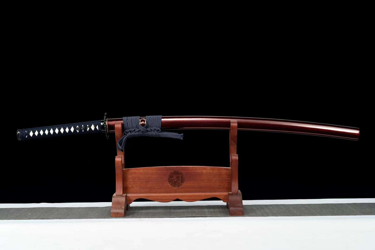 Yougan 溶岩 Katana – Mirror-Polished Manganese Steel – view 1