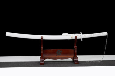 Tensa Zangetsu White Katana – Bleach-Inspired Replica (1060) – view 11