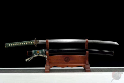 Fukkatsu 復活 Katana – T10 Steel, Floral Copper Tsuba – view 2