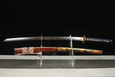 Edo 江戸 Katana – T10 Steel, Hitatsura Hamon – view 1