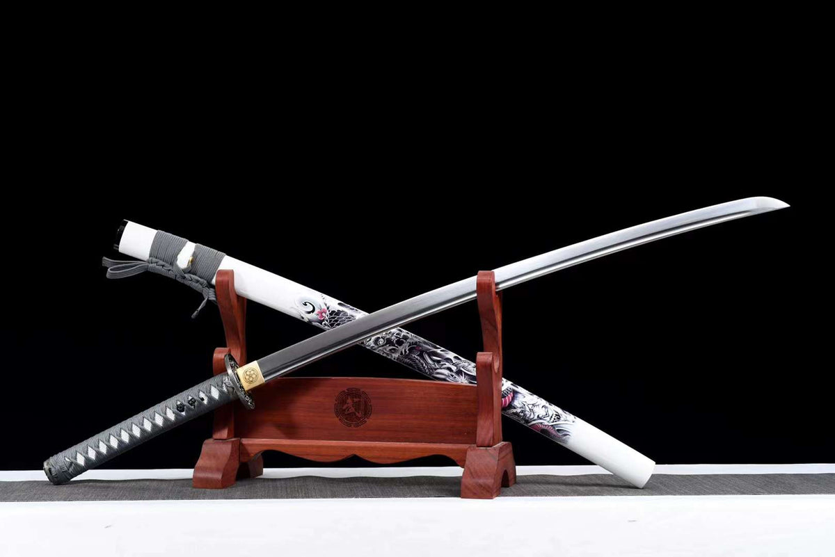 Hai 灰 Katana, Carbon-Iron Alloy Steel – view 4