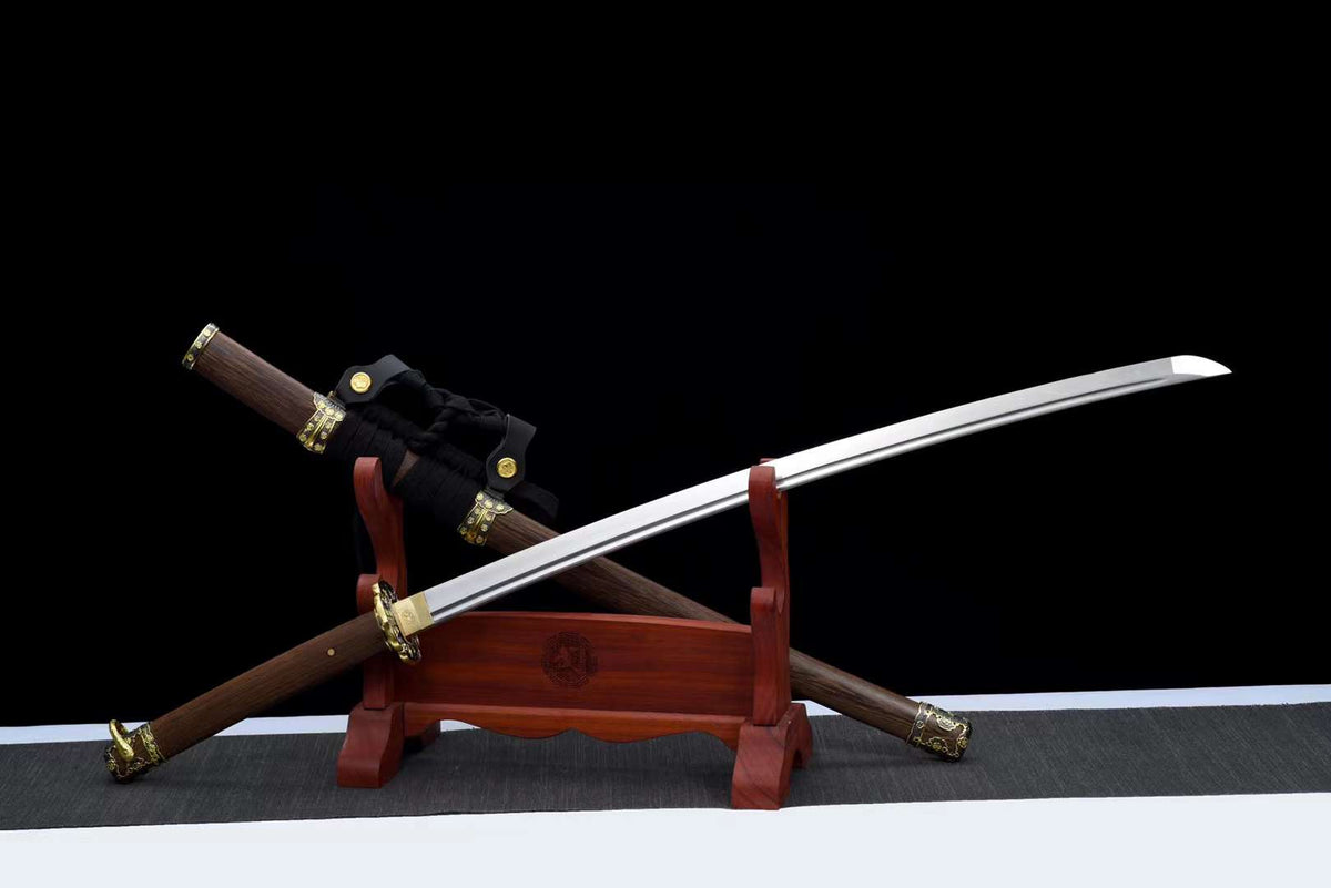 Katana Kouji 王子 – Manganese Steel with Bo-hi – view 3
