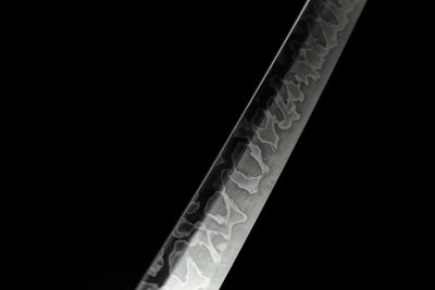 Fukkatsu 復活 Katana – T10 Steel, Floral Copper Tsuba – view 4