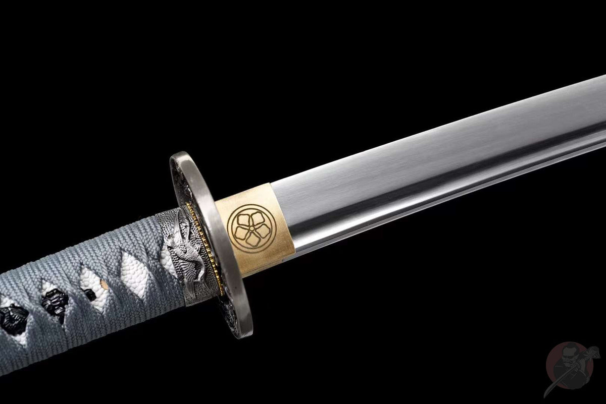 Hai 灰 Katana, Carbon-Iron Alloy Steel – view 6