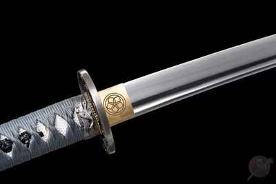 Hai 灰 Katana, Carbon-Iron Alloy Steel – view 6