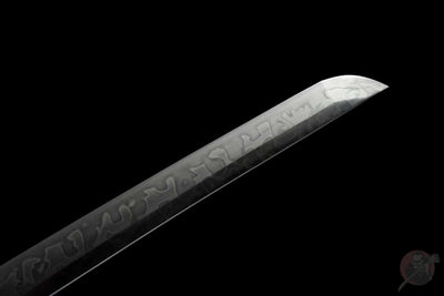 Fukkatsu 復活 Katana – T10 Steel, Floral Copper Tsuba – view 5