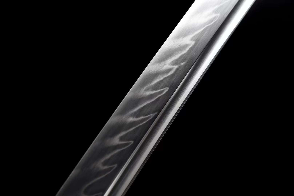 Sensou 戦争 Katana – T10 Steel, Sharpened, Red & Black Saya – view 5