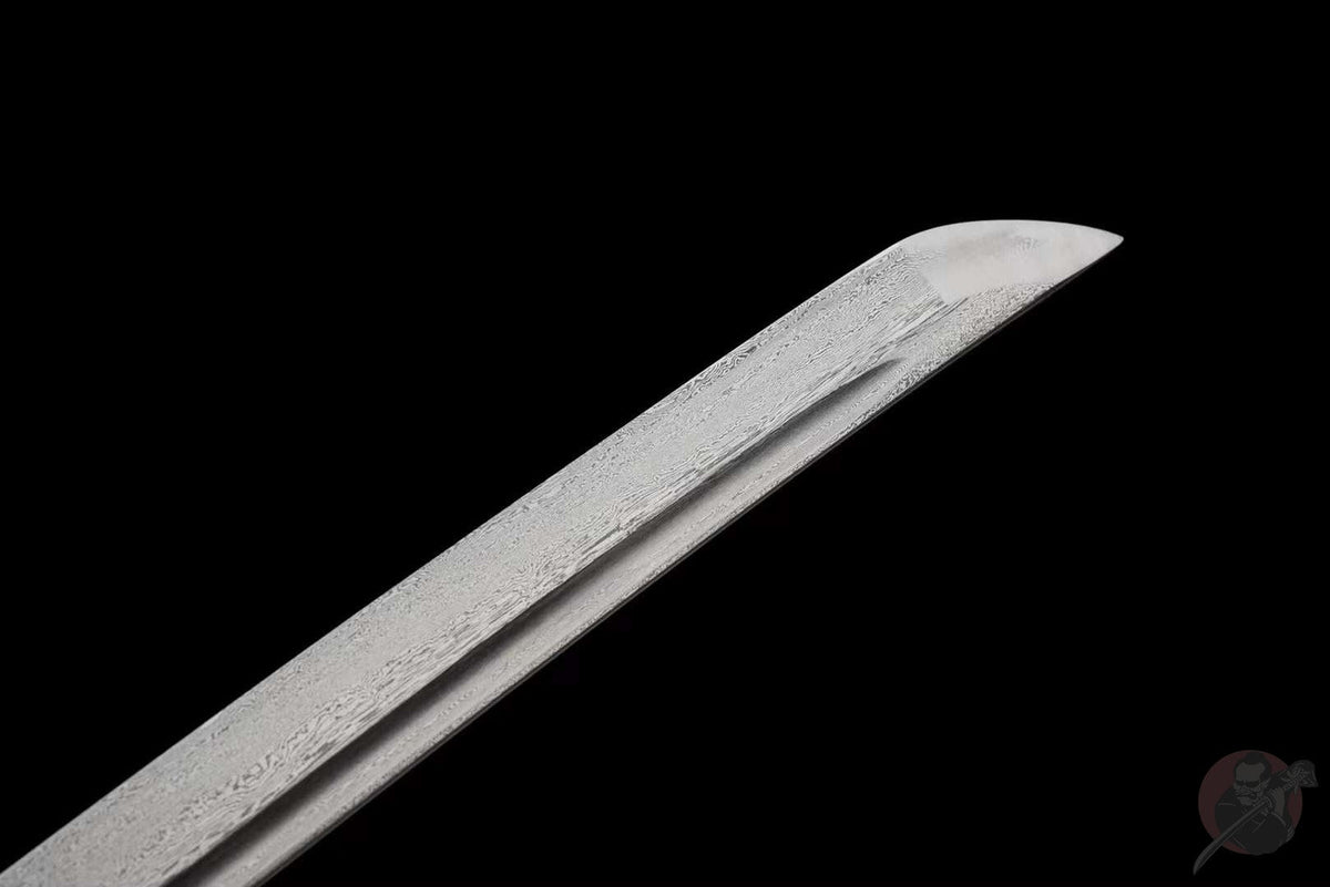 Katana Musashi 武蔵 – Damascus Steel with Bo-hi – view 5