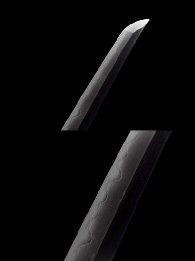 Kyokujitsu 旭日 Katana, San-mai T10 Damascus – view 6