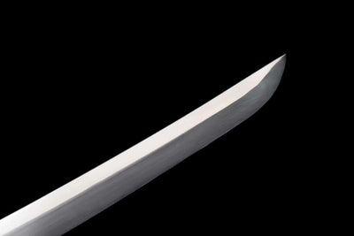 Koi 濃い Katana – Manganese Steel, Ebony Saya, Iron Tsuba – view 9