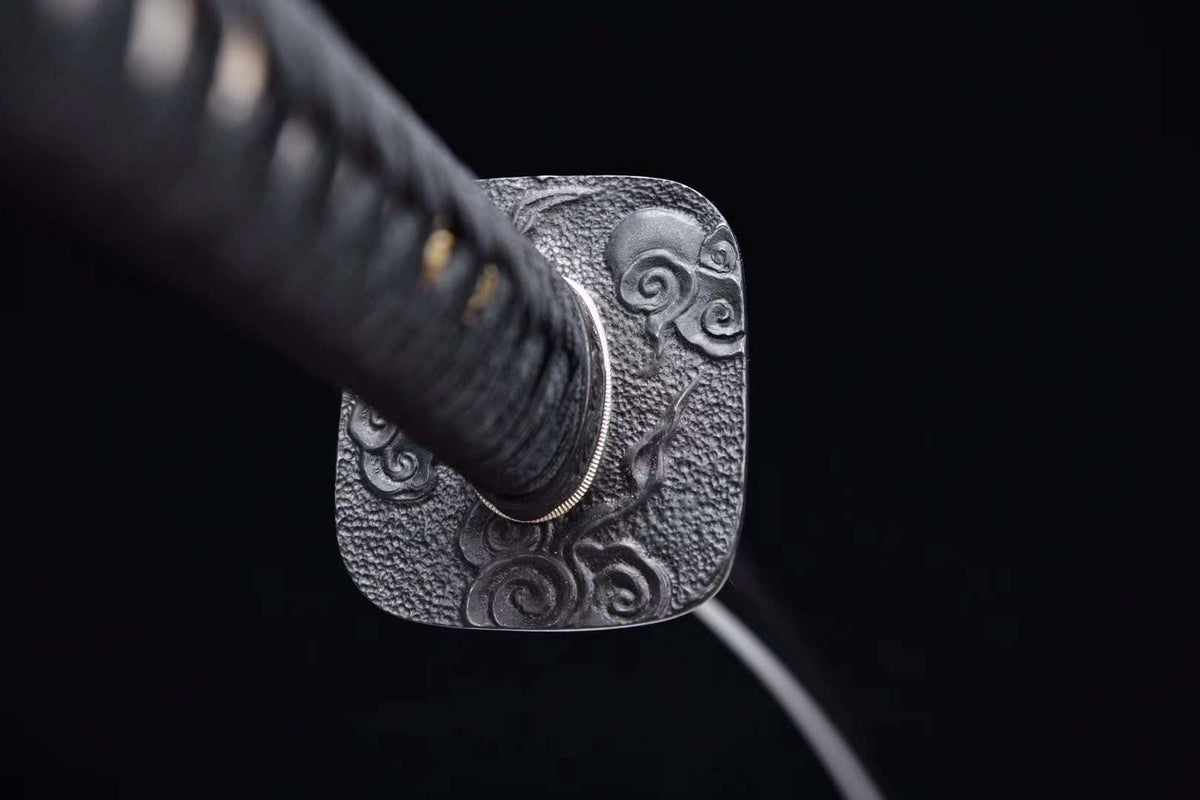 Nihon Katana 日本 – T10 Steel, Flame Hamon, Sharpened Blade – view 6