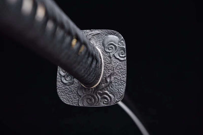 Nihon Katana 日本 – T10 Steel, Flame Hamon, Sharpened Blade – view 6