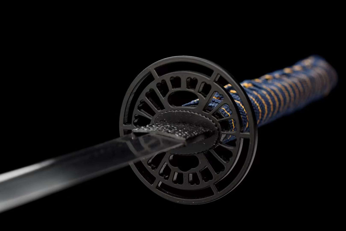 Katana Musashi 武蔵 – Damascus Steel with Bo-hi – view 6