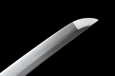 Kakki 活気 Katana – Manganese Steel, Black and Green Saya – view 7