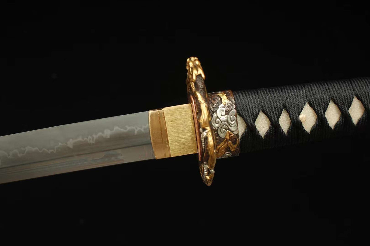 Ryuza 竜座 Katana – T10 Steel, Sanbon Sugi, Dragon Saya – view 4
