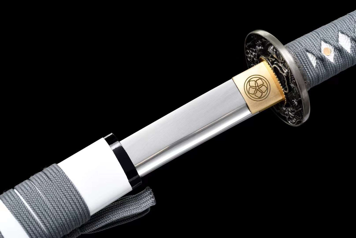 Hai 灰 Katana, Carbon-Iron Alloy Steel – view 7