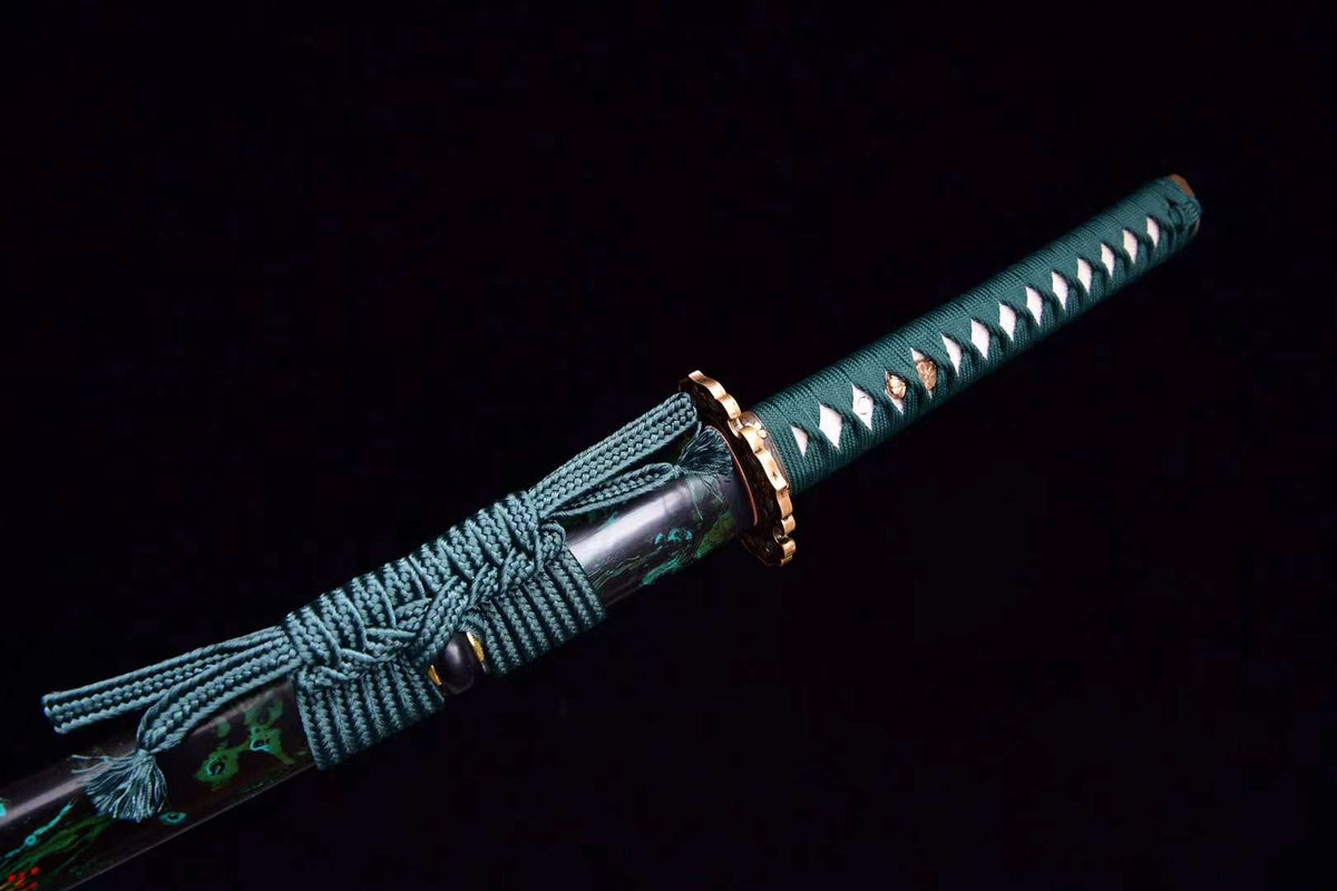 Pikokku ピーコック Katana – T10 Steel, Choji Hamon – view 8