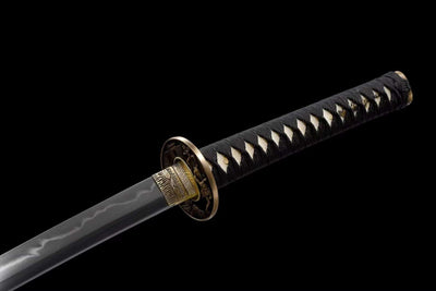 Ray 鱝 Katana – T10 Steel, Blue Stingray-Pattern Saya – view 7