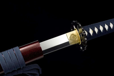 Yougan 溶岩 Katana – Mirror-Polished Manganese Steel – view 7