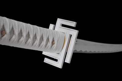 Tensa Zangetsu White Katana – Bleach-Inspired Replica (1060) – view 4