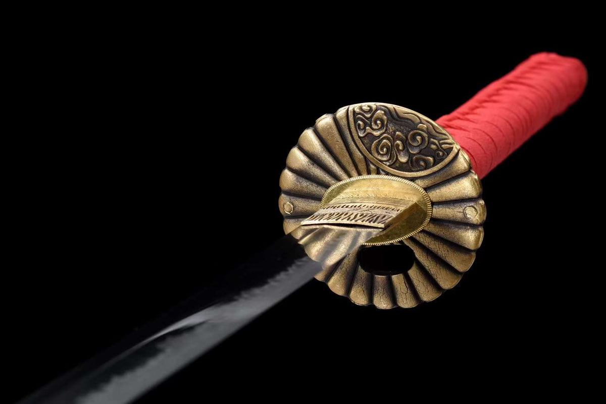 Sabana Katana サバンナ – T10 Steel, Wave Hamon, Tiger Saya – view 7