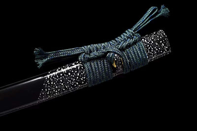 Tame 亀 Katana — Hand-Hammered T10 Blade, Green Saya – view 8