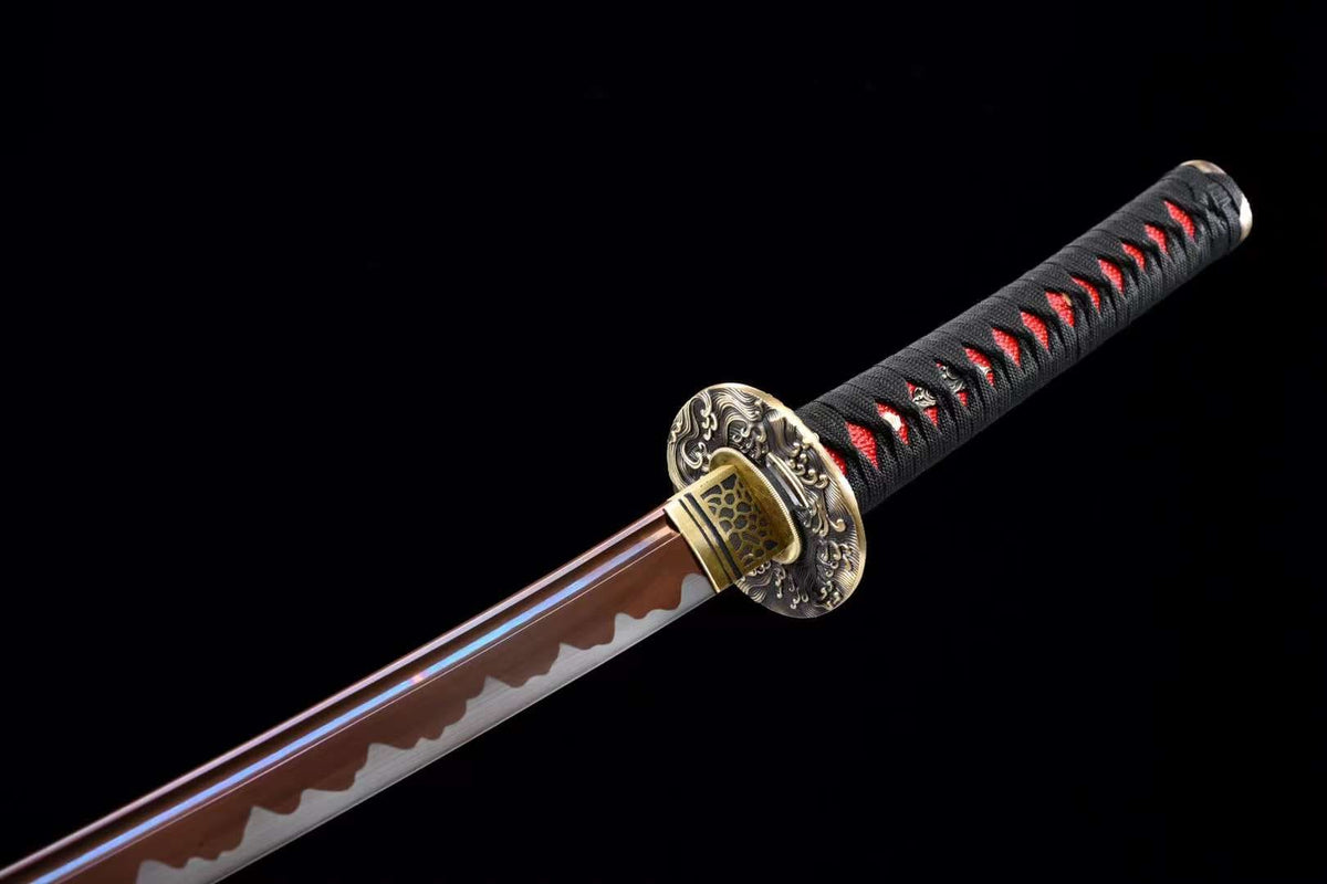 Katana Tengu 天狗 – Brown Manganese Steel Blade – view 9