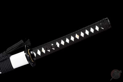 Seppaku 雪白 Katana — White Saya, Spring Steel – view 9