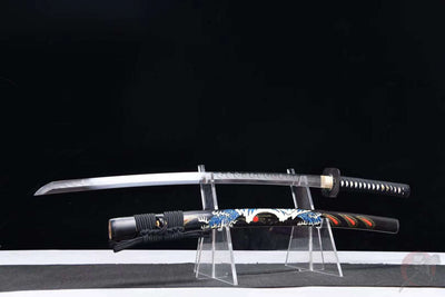 Nihon Katana 日本 – T10 Steel, Flame Hamon, Sharpened Blade – view 9