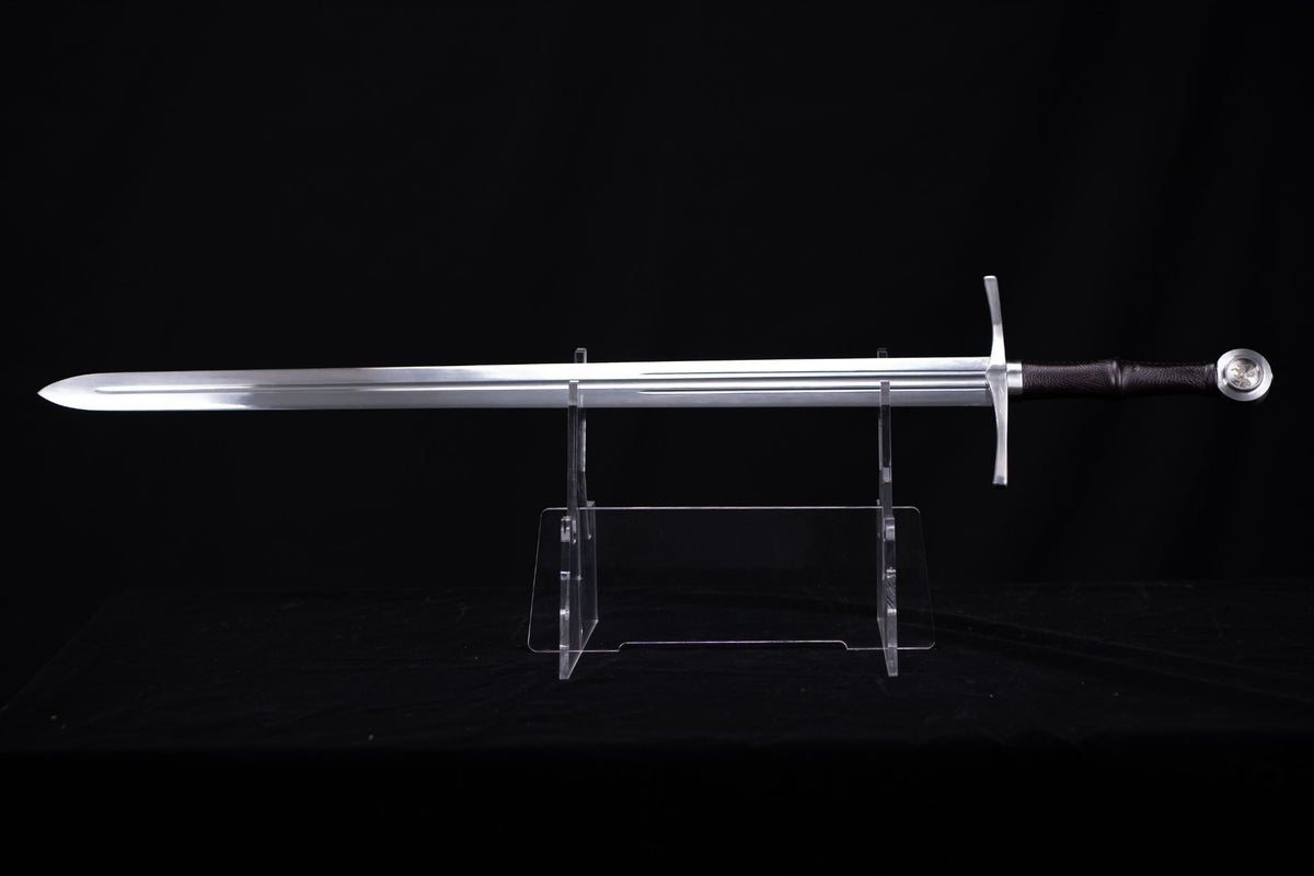 Croc d'Ombre (Shadow Fang) Hand-and-a-Half Sword – 5160 Steel – view 2