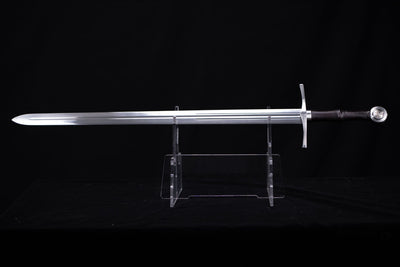 Croc d'Ombre (Shadow Fang) Hand-and-a-Half Sword – 5160 Steel – view 2