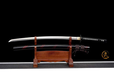Oni 鬼 Katana, Damascus Steel – view 2